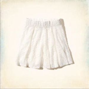 Hollister lace skater circle skirt